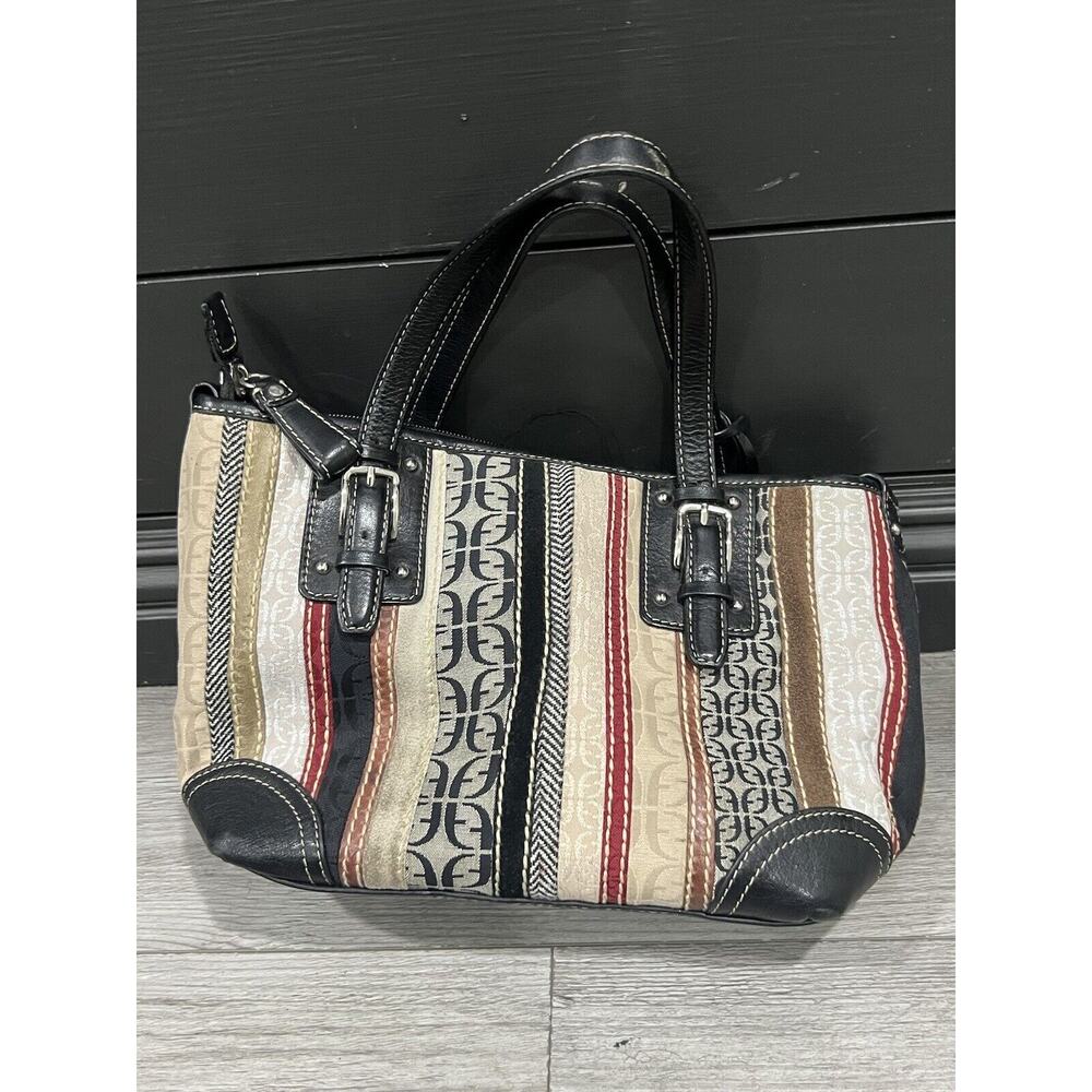 Fossil Genuine Purse Patchwork Multi-Color Block … - image 4